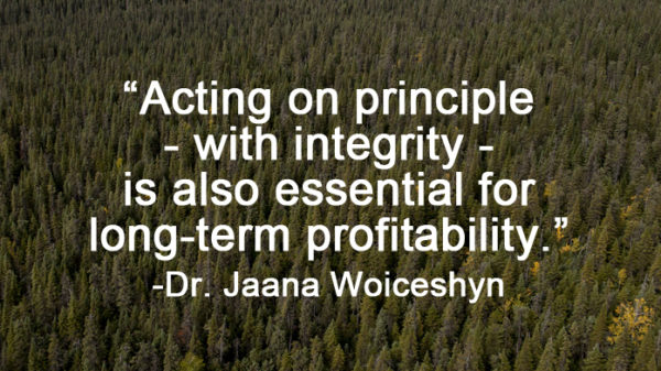 Dr. Jaana Woiceshyn quote