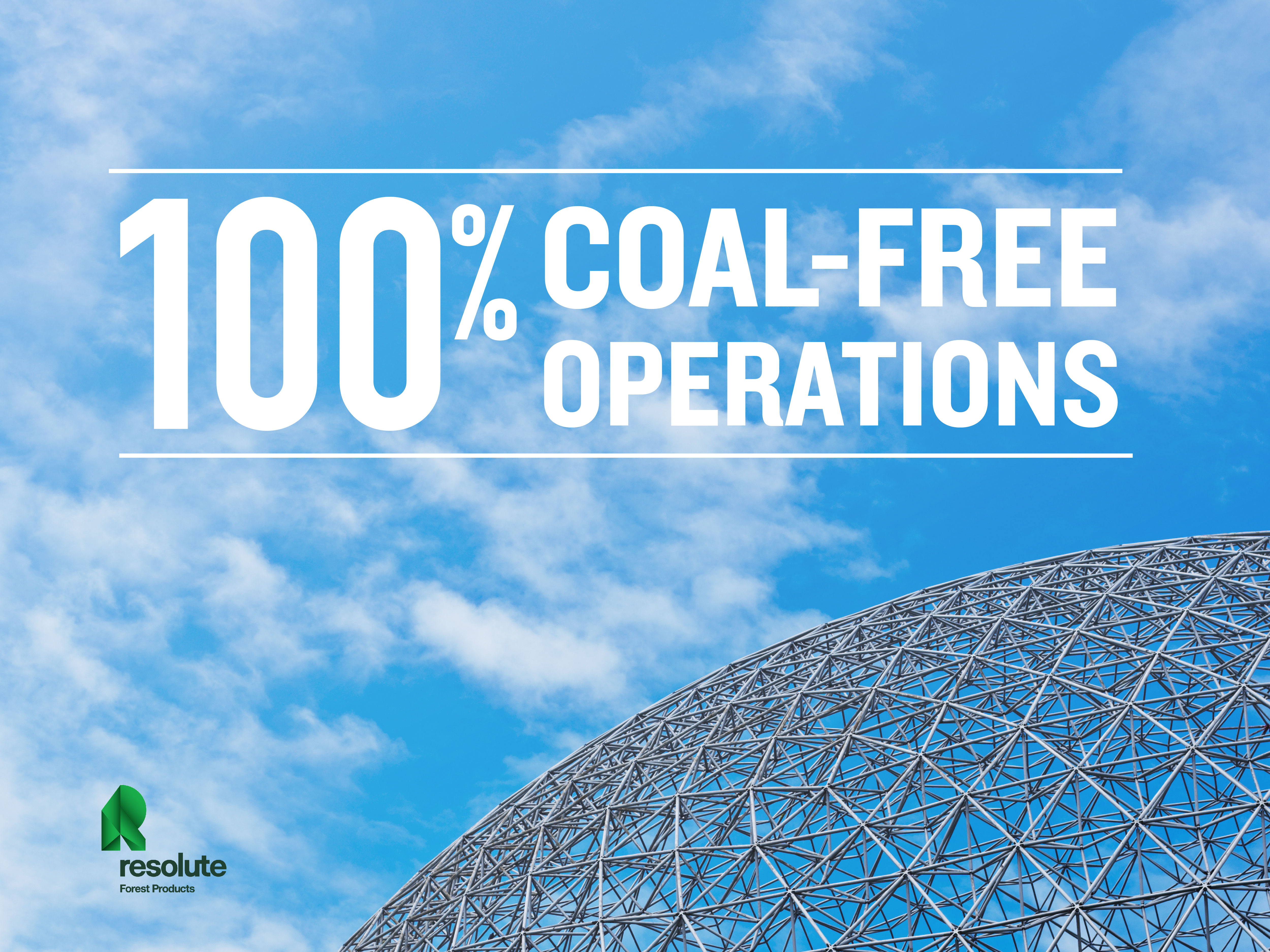 Resolute's coal-free operations